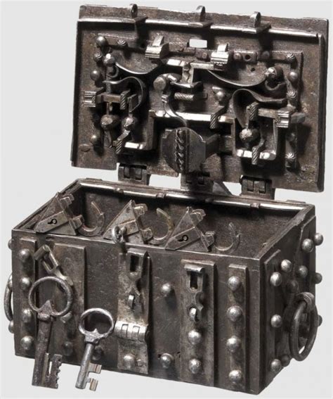 ornate antique metal box with key|Amazon.com: Antique Box With Lock And Key.